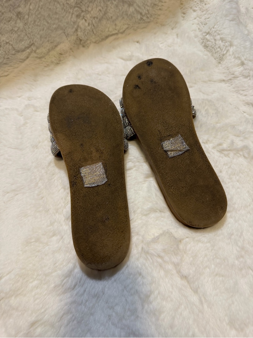 Steve Madden Drips Rhinestone Sandals - Picture 6 of 7